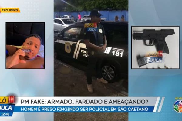 Imagem de ARMADO E FARDADO: policial fake é preso em São Caetano