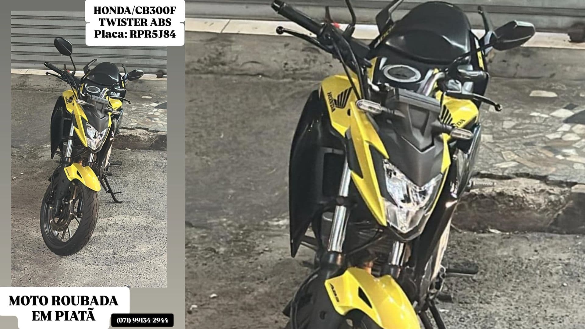 Imagem de MOTO ROUBADA: jovem tem veículo levado por criminosos em Piatã