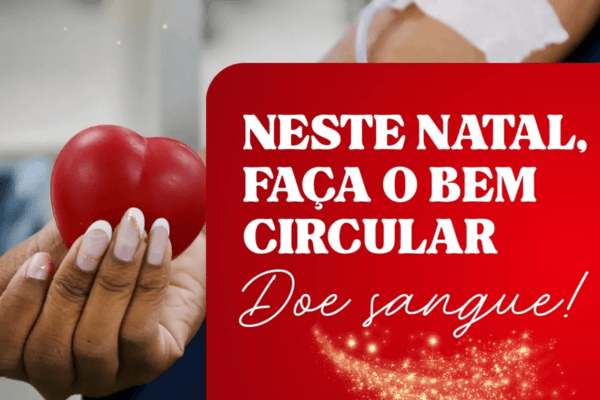 Imagem de Campanha de Natal da Hemoba mobiliza doadores para reforçar estoque de sangue