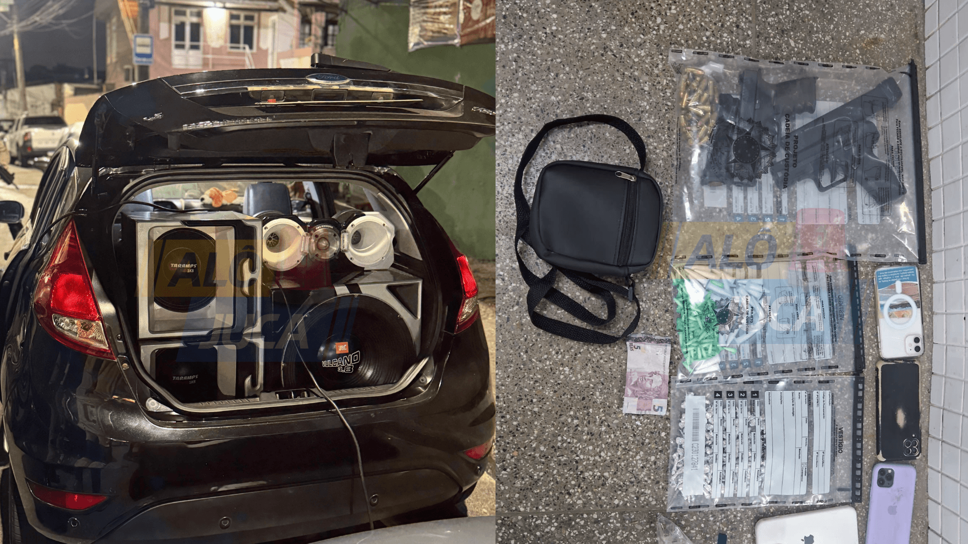 Imagem de OPERAÇÃO PAREDÃO: Polícia Militar prende quatro suspeitos e apreende armas e drogas em Águas Claras