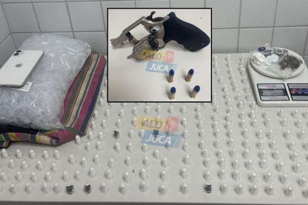 Imagem de DENÚNCIA ANÔNIMA: casal é preso com arma e drogas durante ação policial em Camaçari