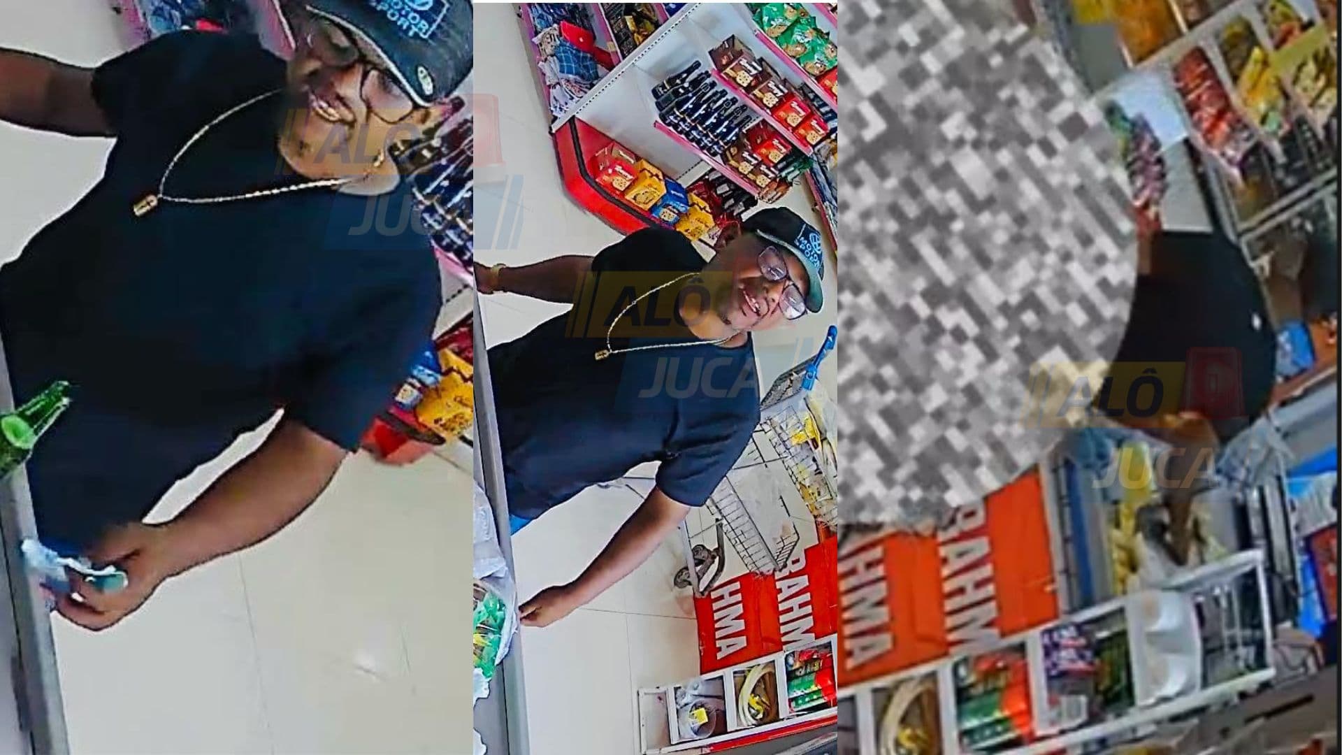 Imagem de VEJA O VÍDEO: homem furta celular no caixa de mercado em Arembepe e é flagrado por câmeras; suspeito ainda não foi localizado